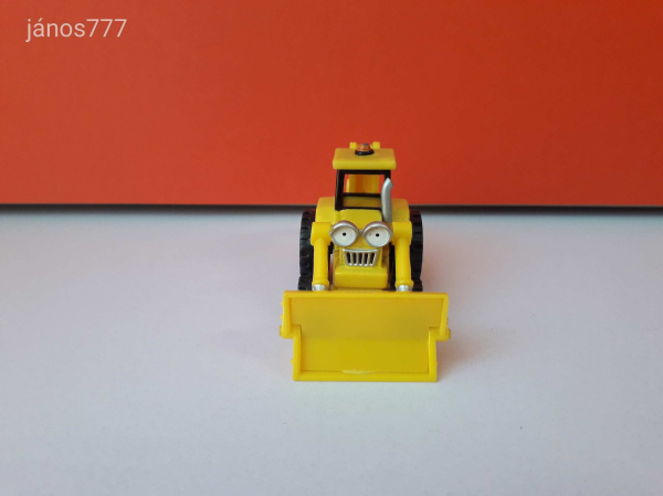 Eredeti Bob mester Bob the Builder mesefigura barátja Márkus markoló fém jármű !! 9cm
