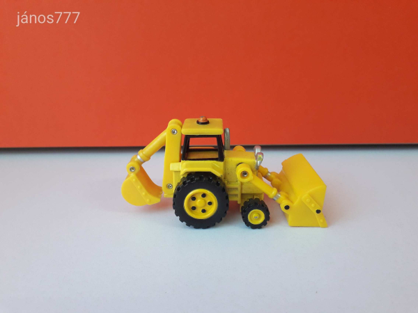 Eredeti Bob mester Bob the Builder mesefigura barátja Márkus markoló fém jármű !! 9cm