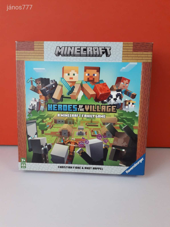 Eredeti Ravensburger Minecraft Heroes of the village társasjáték !