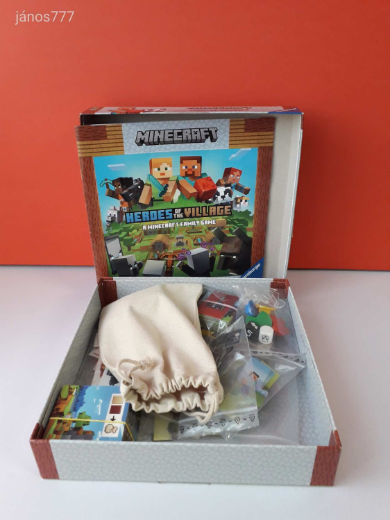 Eredeti Ravensburger Minecraft Heroes of the village társasjáték !
