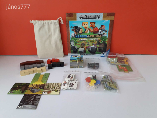 Eredeti Ravensburger Minecraft Heroes of the village társasjáték !