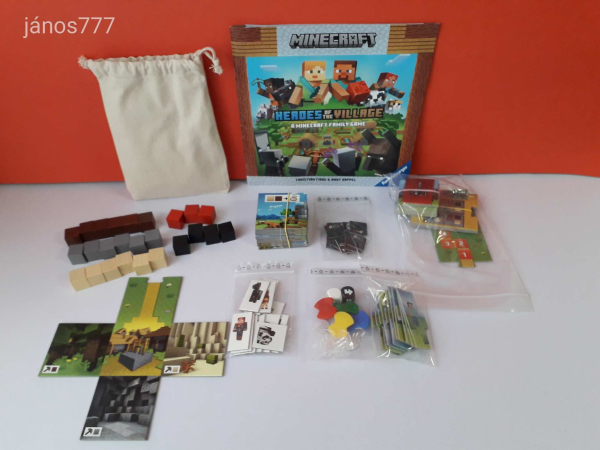 Eredeti Ravensburger Minecraft Heroes of the village társasjáték !