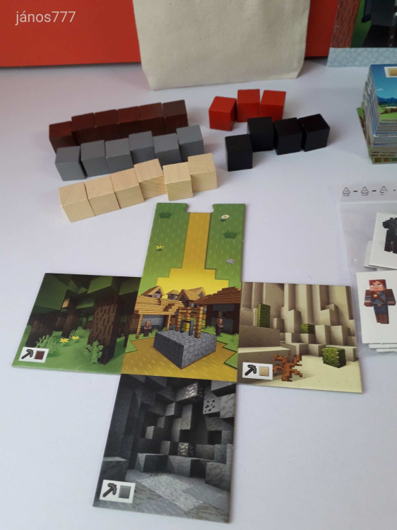 Eredeti Ravensburger Minecraft Heroes of the village társasjáték !