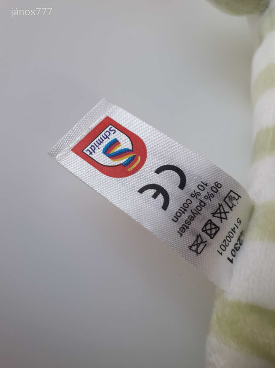Eredeti Schmidt Gondevő plüss GONDEVŐK plüssfigura 48 cm-es kabala figura EXTRA !!