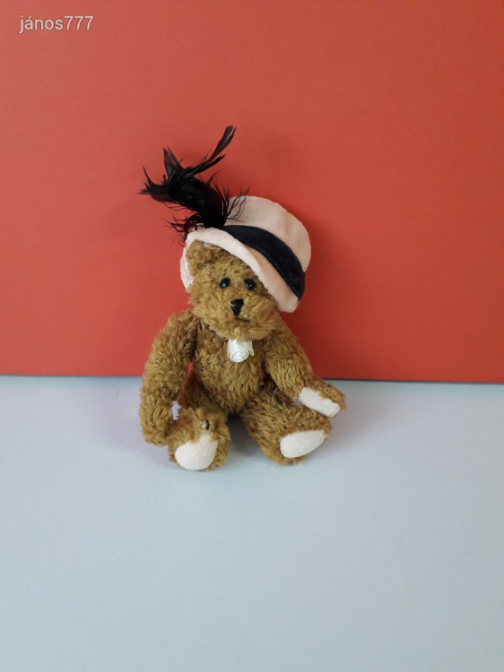 Eredeti BOYDS mackó medve plüss 16 cm-es plüssmackó ! USA gyűjteményi maci EXTRA
