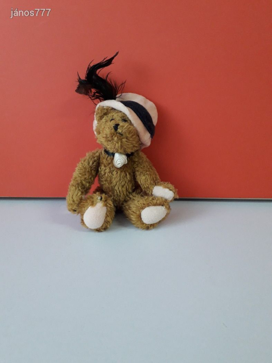 Eredeti BOYDS mackó medve plüss 16 cm-es plüssmackó ! USA gyűjteményi maci EXTRA
