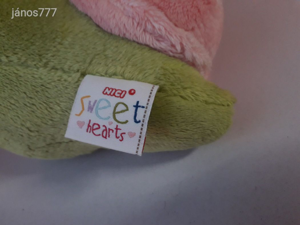 Eredeti NICI Sweethearts plüss CSIGA kabala figura 21 cm-es Nici Sweet hearts ! EXTRA !