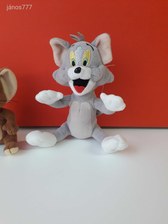 Tom és Jerry mese TOM macska és JERRY egér kabala figura !! Tom & Jerry plüssfigura 2 db EGYÜTT