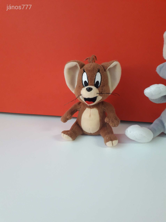 Tom és Jerry mese TOM macska és JERRY egér kabala figura !! Tom & Jerry plüssfigura 2 db EGYÜTT