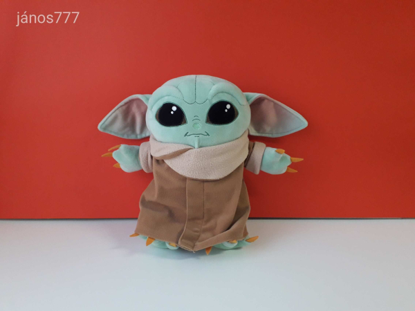 Eredeti Lucasfilm Star Wars The Mandalorian BABY YODA plüss GROGU 30 cm-es kabala figura ! EXTRA !