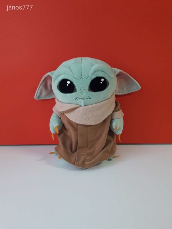 Eredeti Lucasfilm Star Wars The Mandalorian BABY YODA plüss GROGU 30 cm-es kabala figura ! EXTRA !