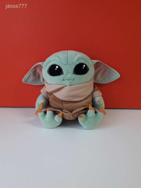 Eredeti Lucasfilm Star Wars The Mandalorian BABY YODA plüss GROGU 30 cm-es kabala figura ! EXTRA !