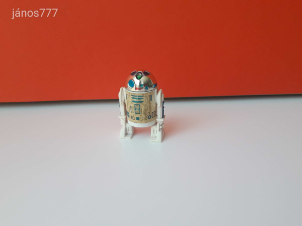 Eredeti Kenner Star Wars R2D2 Pop-Up Lightsaber akciófigura ! 5,5cm ! 1977-es kiadás !!
