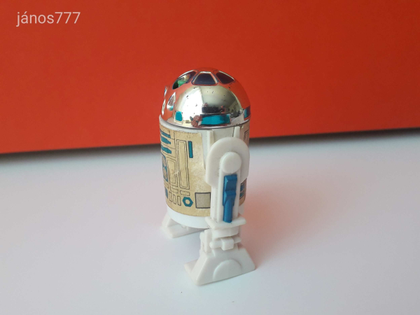 Eredeti Kenner Star Wars R2D2 Pop-Up Lightsaber akciófigura ! 5,5cm ! 1977-es kiadás !!