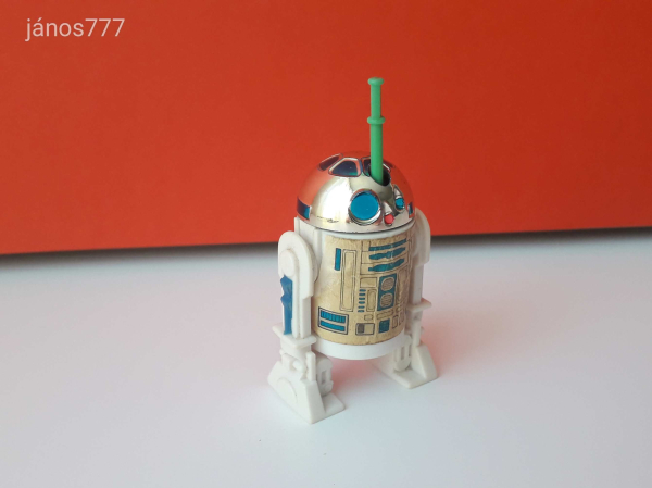 Eredeti Kenner Star Wars R2D2 Pop-Up Lightsaber akciófigura ! 5,5cm ! 1977-es kiadás !!