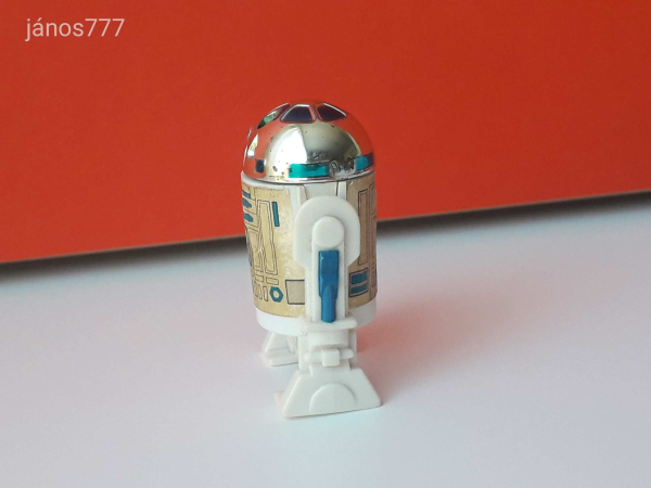 Eredeti Kenner Star Wars R2D2 Pop-Up Lightsaber akciófigura ! 5,5cm ! 1977-es kiadás !!