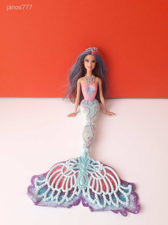 Eredeti Mattel Barbie Mermaid SELLŐ baba játékbaba Barbie Színvarázs sellő baba 38 cm EXTRA