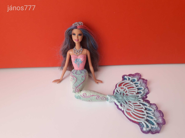 Eredeti Mattel Barbie Mermaid SELLŐ baba játékbaba Barbie Színvarázs sellő baba 38 cm EXTRA