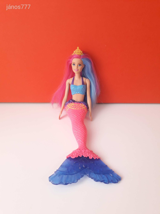 Eredeti Mattel Barbie Mermaid SELLŐ baba játékbaba Barbie Dreamtopia sellő baba 34 cm EXTRA