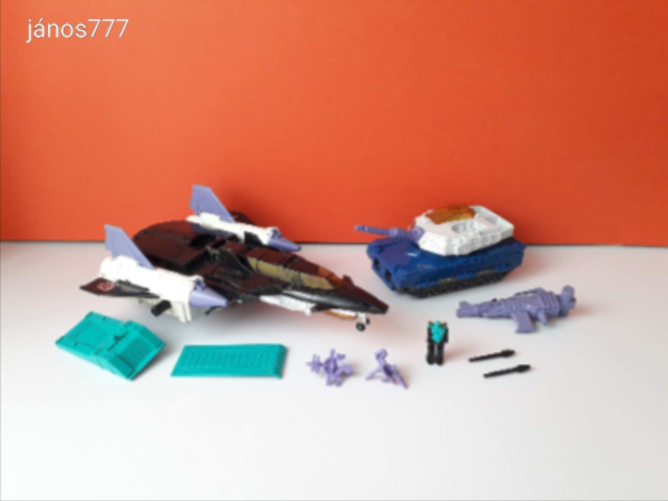 Eredeti Hasbro Takara 1988 Transformers G1 D-307 Overlord akciófigura készlet !!