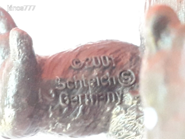 Eredeti Schleich gorilla állatfigura !! 8x7cm ! 2001-es kiadás !! Schleich 14196