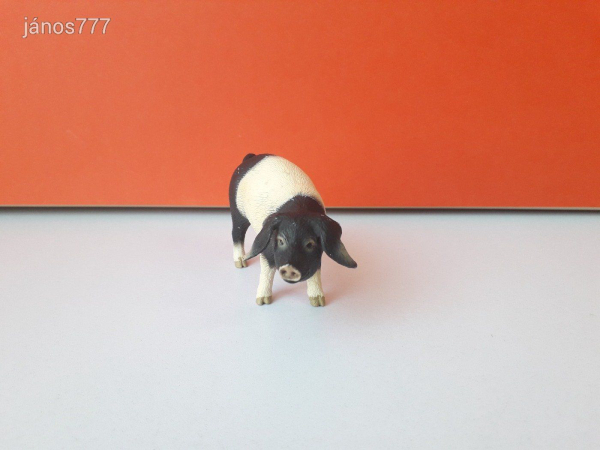 Eredeti Schleich disznó Sváb Hallish állatfigura !! 10x5,5cm ! 2008-as kiadás ! Schleich 13643