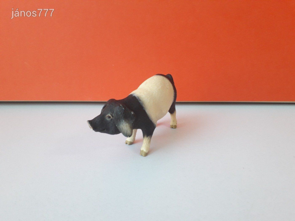 Eredeti Schleich disznó Sváb Hallish állatfigura !! 10x5,5cm ! 2008-as kiadás ! Schleich 13643