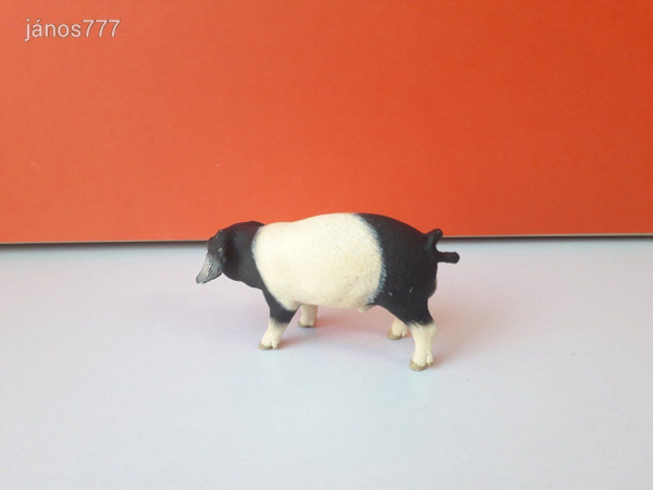 Eredeti Schleich disznó Sváb Hallish állatfigura !! 10x5,5cm ! 2008-as kiadás ! Schleich 13643