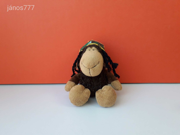 Eredeti NICI BÁRÁNY Raszta hajjal plüss bari kabala figura !! 28 cm-es plüssfigura !! EXTRA !!