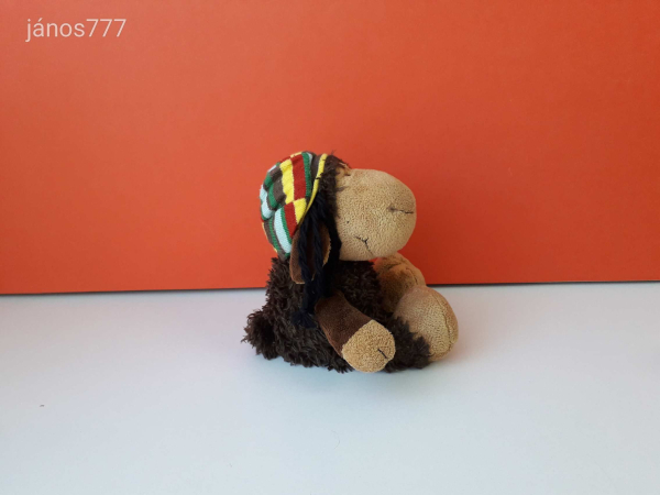 Eredeti NICI BÁRÁNY Raszta hajjal plüss bari kabala figura !! 28 cm-es plüssfigura !! EXTRA !!