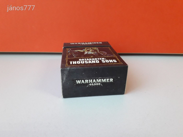 Eredeti Warhammer 40K Thousand Sons Datakarten !! Warhammer 40000 kiegészítő csomag !!