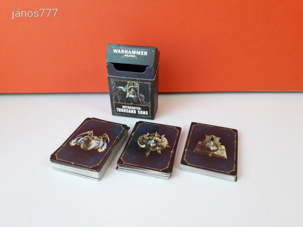Eredeti Warhammer 40K Thousand Sons Datakarten !! Warhammer 40000 kiegészítő csomag !!