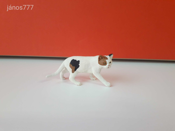 Eredeti Schleich macska cica állatfigura ! 6,5x3,5cm ! 2019-es kiadás !! Schleich 13894