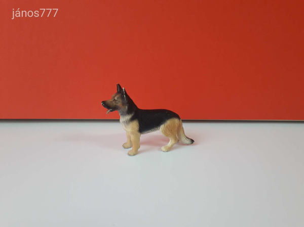 Eredeti Schleich kutya állatfigura ! 9x7cm ! 2003-as kiadás !! Schleich Németjuhász kutya 16333