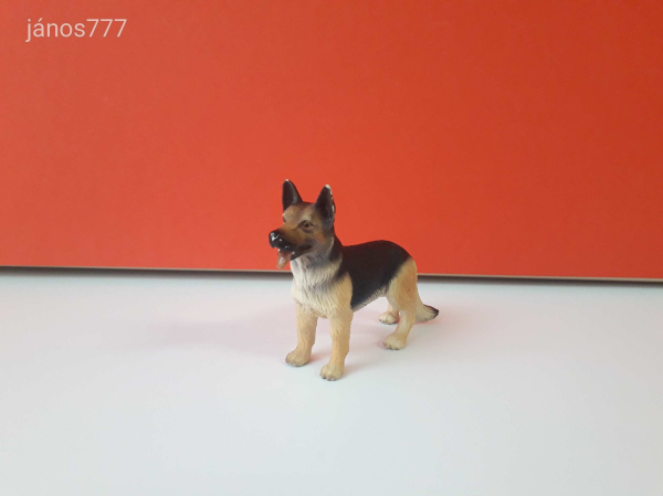 Eredeti Schleich kutya állatfigura ! 9x7cm ! 2003-as kiadás !! Schleich Németjuhász kutya 16333