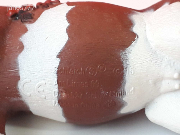 Eredeti Schleich ló Clydesdale kanca állatfigura !! 16x11,5cm ! 2015-ös kiadás ! Schleich 13809