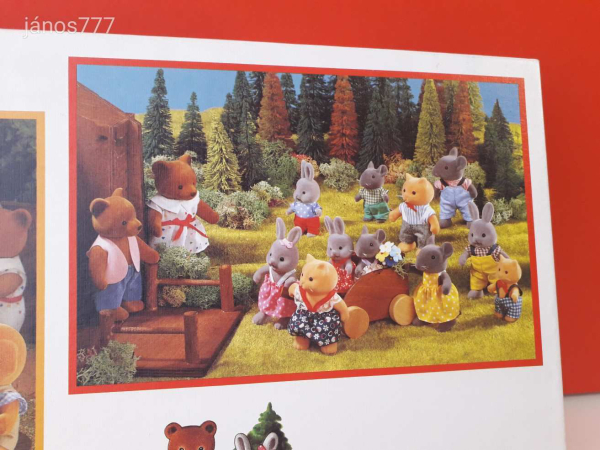 Eredeti F.X. Schmid Forest Families Sylvanian Family PUZZLE !! 2x48db