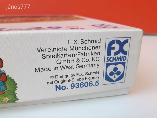Eredeti F.X. Schmid Forest Families Sylvanian Family PUZZLE !! 2x48db