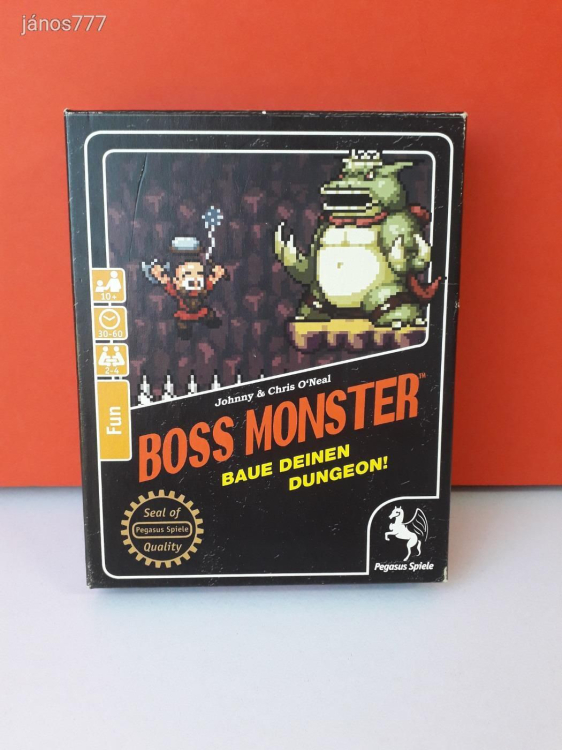 Eredeti Pegazus BOSS MONSTER kártyajáték társasjáték !!