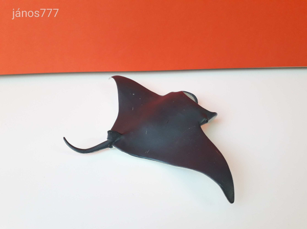 Eredeti Papo Manta rája ördögrája állatfigura !! 18x13cm ! 2009-es kiadás ! Papo 56006