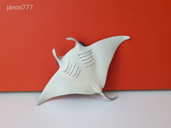 Eredeti Papo Manta rája ördögrája állatfigura !! 18x13cm ! 2009-es kiadás ! Papo 56006