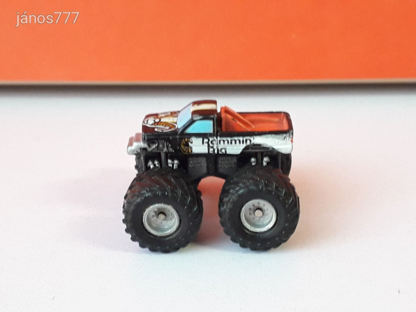 Eredeti GALOOB 1990 Micro Machines Monster Truck Pickup Type 3 Rammin' Rig autó !!