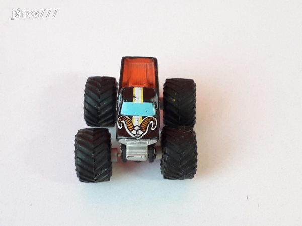 Eredeti GALOOB 1990 Micro Machines Monster Truck Pickup Type 3 Rammin' Rig autó !!