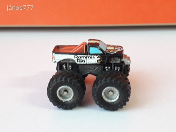 Eredeti GALOOB 1990 Micro Machines Monster Truck Pickup Type 3 Rammin' Rig autó !!