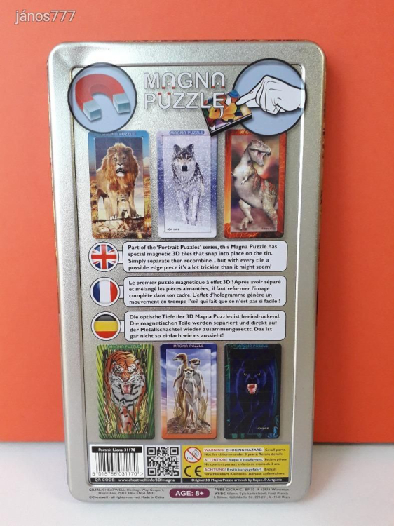 Eredeti Cheatwell Mágneses 3D kirakó Magna Puzzle !!