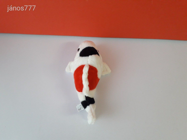 KOI ponty plüss HAL ritkaság 22 cm-es kabala figura ! EXTRA !!! ÉLETHŰ !!!