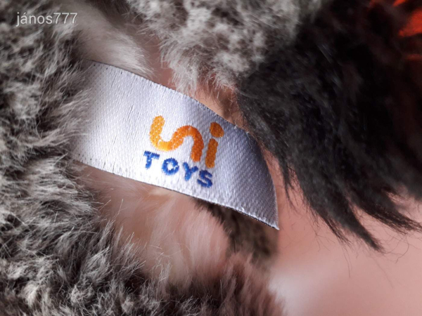 Eredeti Uni Toys SZAMÁR kabala figura ! 30 cm-es plüss CSACSI ! EXTRA ! ÉLETHŰ !!