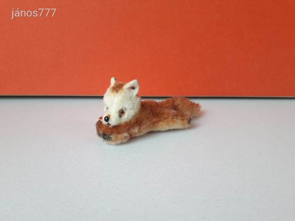 Eredeti Tiere mit Herz RÓKA 11 cm-es MINI retro vintage kabala figura !! EXTRA ! Made in Austria !