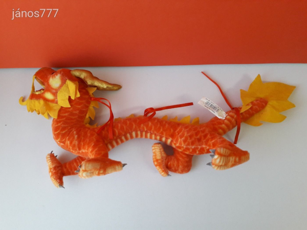 Kínai Szerencse SÁRKÁNY plüss kabala figura 64 cm-es plüssfigura !! EXTRA !
