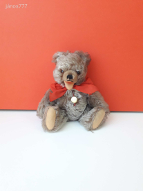 Eredeti Teddy Hermann mackó ANTIK medve öreg maci mozgatható végtagokkal !! EXTRA !!!